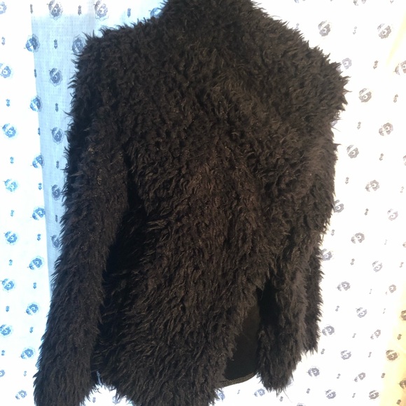 Guess Soft Furry Coat - Picture 2 of 5